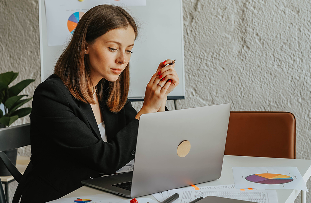 woman thinking about how to scale her business